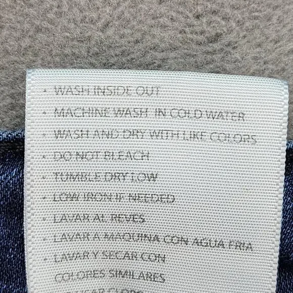 Kancan Denim Jeans Womens 9/28 Blue Stretchy Cotton Distressed Zip Fly Casual - Picture 12 of 12